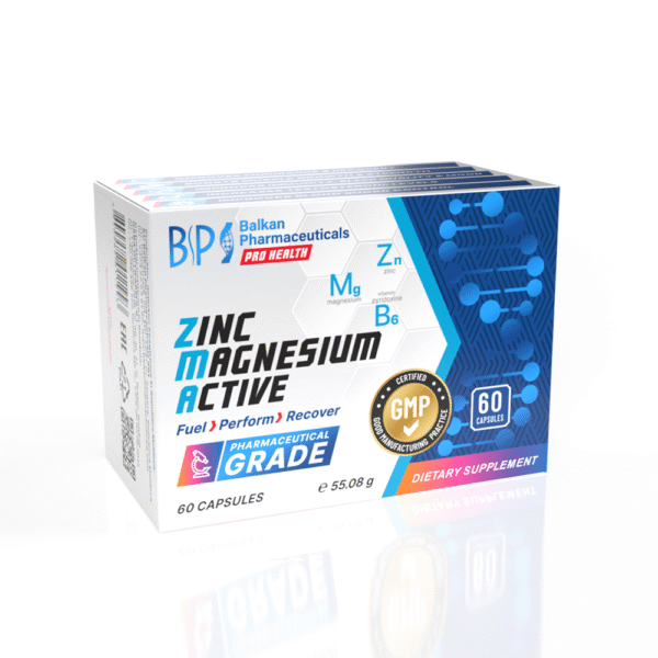 Zinc Magnesium Active, 60 capsules