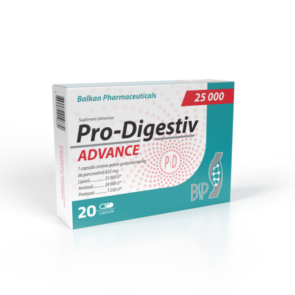 Pro Digestive 25000, 625 mg, 20 capsules