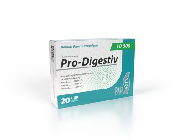 Pro Digestive 10000, 250 mg, 20 capsules
