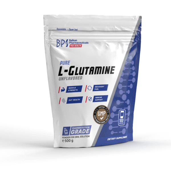 L-Glutamine, 500 g, 100 servings, powder