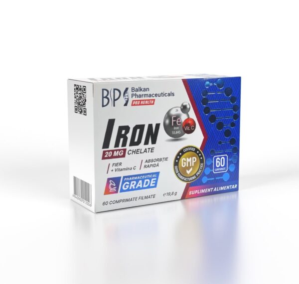 Iron Chelate, 20 mg, 60 tablets