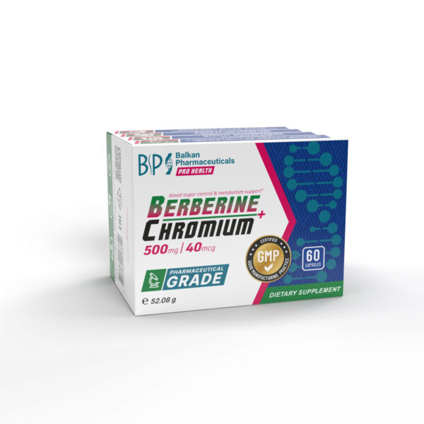 Berberine + Chromium, 60 capsules
